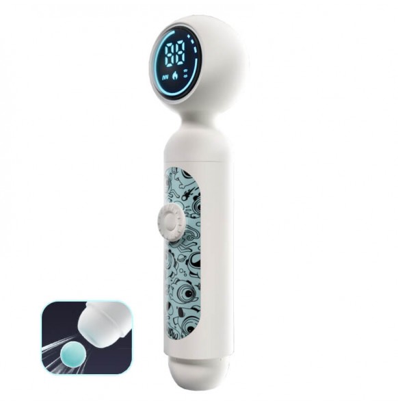 Monster Space Man AV Wand Vibrator (Chargeable - White) Monster Space Man AV Wand Vibrator (Chargeable - White)